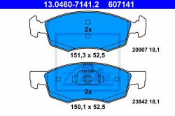 ATE set placute frana, frana disc ATE 13.0460-7141.2 (13.0460-7141.2)