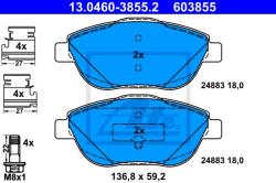ATE set placute frana, frana disc ATE 13.0460-3855.2 (13.0460-3855.2)
