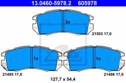 ATE set placute frana, frana disc ATE 13.0460-5978.2 (13.0460-5978.2)