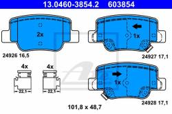 ATE set placute frana, frana disc ATE 13.0460-3854.2 (13.0460-3854.2)