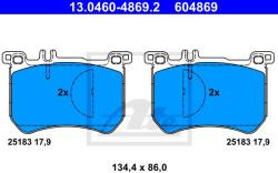 ATE set placute frana, frana disc ATE 13.0460-4869.2 (13.0460-4869.2)