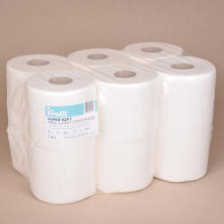 Frolli WC Papír Frolli Super Soft Mini Jumbo Centerfeed - 2 rétegű - 12 tekercs