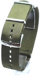 Morellato Curea Morellato tip NATO - Band Nastro Cannete - Culoare Kaki - 18mm 20mm 22mm 24mm - A01U3972A74073CR (A01U3972A74073CR)
