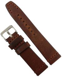 Peyton Curea de Ceas Maro - Piele Naturală - 20/22/24/26 mm - Grosime 4 mm - Lungime XL - Peste 60 Proceduri (WZ4166)