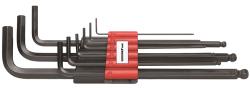 GEDORE imbuszkulcs készlet hosszú gömbvégű 1.5-10mm 9 részes R36675009 (R36675009)