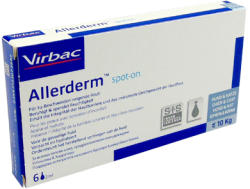  Virbac Allerderm Spot-On 10 kg alatti kutyák és macskák számára 6 x 2 ml - petissimo