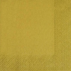 Ti-Flair Szalvéta 33 x 33 cm 3 rétegű 20 Lap/Csomag Gold (ECDX0108)