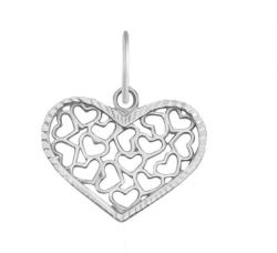 Silver Style argint pandantiv dragă cu inimă