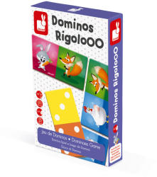 Janod Joc de domino - Domino Rigolooo - 28 de piese, Janod J02737