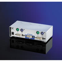 Roline VALUE 14.99. 3252 : : DVI KVM Switch, 1U-2PC, PS-2