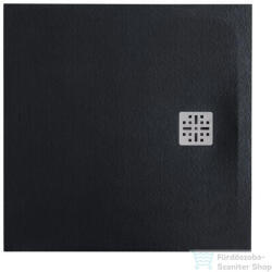 MARMY DOLOMITE - 100x100 Zuhanytálca Cavalli Black (80_7851_10_10_54)