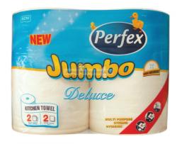 Boni Perfex Jumbo Deluxe 300lap papírtörlő 2 rétegű - 2 tekercs