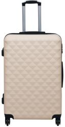 vidaXL Set de valize cu carcasă rigidă, 3 piese, auriu, ABS (92416) Valiza