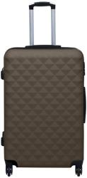 vidaXL Set de valize cu carcasă rigidă, 3 piese, maro, ABS (92418) Valiza