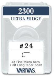 VARIVAS Carlige musca Varivas Fly 2300 Ultra Midge 4X Fine micro barb, Bronz, Nr. 26, 30 buc/cutie (VC230026)