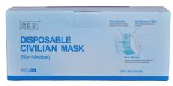 FARA MARCA Masca medicala Type IIR - standard EN14683, 3 straturi, unica folosinta, 50 buc/set - alb/albastra (MASK-TYPE-IIR)