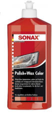 SONAX Solutie polish+ceara culoare rosu NanoPro SONAX 500ml (02964000)