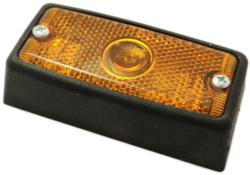 SIM Lámpa oldalra gumiágyban prizmás sárga