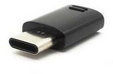  Adapter, USB Type-C - microUSB átalakító, Samsung, fekete, gyári