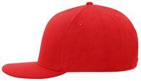 Myrtle Beach (Daiber) 6 paneles sapka egyenes szemellenzővel MB6634 - Piros / piros (MB6634-1736546)