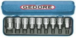 GEDORE torx dugókulcs készlet 1/2" 9 részes külső TORX E10-E24 (TX 19 E-09) (TX 19 E-09)