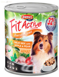 Panzi Fit Active Prémium 415 g konzerv kutyáknak húsmix-gyümölcskoktél