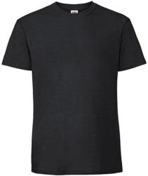 Fruit of the Loom Csomag akciós póló (minimum 3 db) Férfi póló Rövid ujjú Fruit of the Loom Ringspun Premium T - M, Fekete