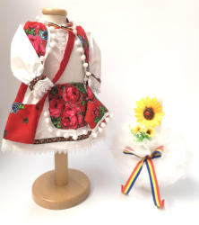 Magazin Traditional Set Traditional Botez Fetita - Costumas + Lumanare 4