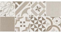 Cesarom Gresie exterior / interior porțelanată glazurată Fine Textile Patch structurată 30x60 cm