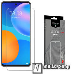 MyScreen 3D EXPERT PRO SHIELD képernyővédő fólia - Crystal Clear - 1db, törlőkendővel, 0.15mm, ÖNREGENERÁLÓ! - A TELJES KIJELZŐT VÉDI! - HUAWEI P smart (2021) / HUAWEI Y7a / Honor 10X Lite