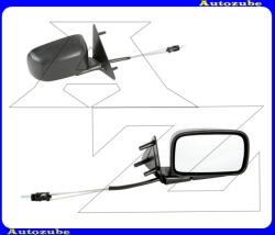 VW JETTA 2 1984.02-1991.12 /19E/ Visszapillantó tükör jobb "1987.08. -tól" manuális, domború tükörlappal, fekete borítással VG0287113