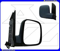 VW CADDY 3 2010.01-2015.05 /2K/ Visszapillantó tükör jobb, elektromos, fűthető-domború tükörlappal, fekete borítással 337-0309