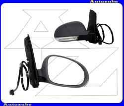 VW GOLF Plus 2005.01-2009.02 /5M/ Visszapillantó tükör jobb, elektromos, fűthető-domború tükörlappal, fényezhető borítással, irányjelzővel VG0407323P