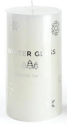 ARTMAN Lumânare aromatică, albă, 9x13cm - Artman Winter Glass