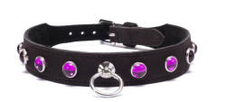 Devil Sticks Octane Crystal Collar Hot Pink