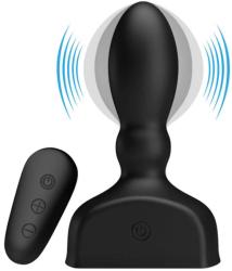 Debra Dop Anal Gonflabil Cu Vibratii Mr. Play, Negru, 11 Cm