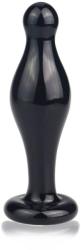 Lovetoy Dop Anal Din Sticla Borosilicata Glass Romance, Negru, 11 Cm