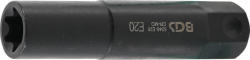 BGS technic Cheie tubulară Profil E, extra lungă | Antrenare 6 colțuri exterior 22 mm | E20 (BGS 5246-E20) (5246-E20)