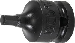 BGS technic Bit Imbus de impact 6 mm, lungime 42mm, antrenare cu tubulara 1/2 (BGS 5485-6) (5485-6)