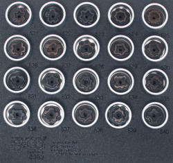BGS technic Set chei pentru antifurturi roți VAG | 20 piese : Suport organizator pentru cărucior 1/6 (BGS 8963) (8963)