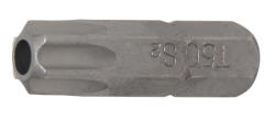 BGS technic Bit | lungime 30 mm | Antrenare 6 colțuri exterior 8 mm (5/16") | Profil T (pentru Torx) cu gaură T50 (BGS 4450) (4450)