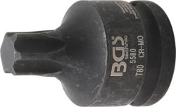 BGS technic Bit de impact Torx T80, antrenare 20 mm (3/4") (BGS 5580) (5580) Set capete bit, chei tubulare