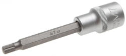 BGS technic Bit | Lungime 100 mm | 12, 5 mm (1/2") | Dantură interioară multiplă (pentru XZN) M7 (BGS 4432) (4432) Set capete bit, chei tubulare
