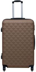 vidaXL Set de valize cu carcasă rigidă, 2 piese, maro, ABS (92433) Valiza