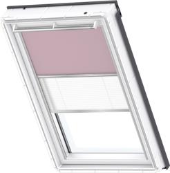 VELUX Rulou Duo opac + plisat - Marime P06 - Operare manuala - Culoare 4565