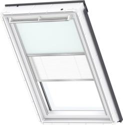 VELUX Rulou Duo opac + plisat - Marime F08 - Operare manuala - Culoare 4555