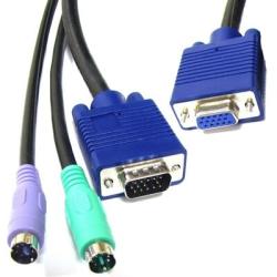 Roline Cable VGA exten, 15F/15M, 1.8m