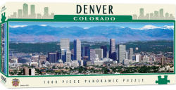Masterpieces Puzzle panoramic Master Pieces din 1000 de piese - Denver, Colorado (71598)