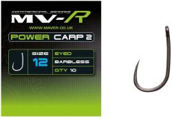 Maver Carlige Maver MV-R Power Carp 2 cu ochet, barbless, Nr. 14, 10 buc/plic (G1226)