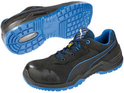 PUMA Argon Blue Low S3 ESD SRC Védőcipő Fekete/Kék - 49 (PUM-644220-49_S3) - megatool
